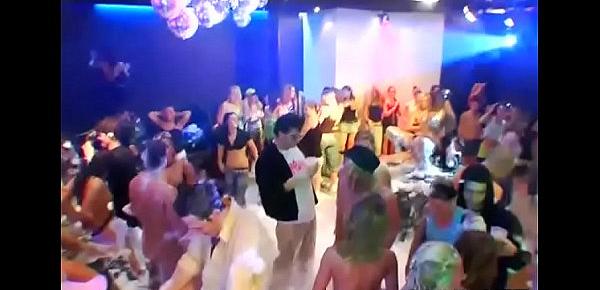  Raucous group banging session